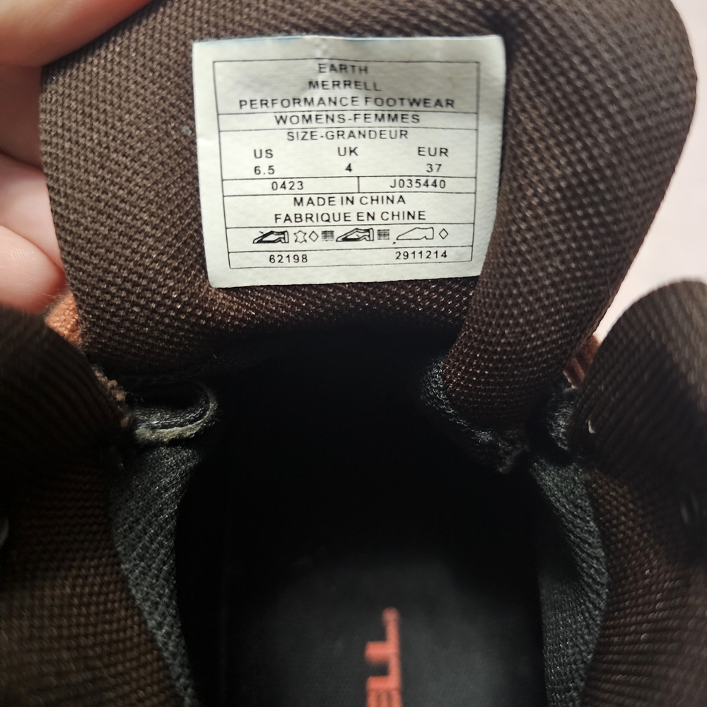 Merrell Brown Hiking Shoes - Picture 4 of 5